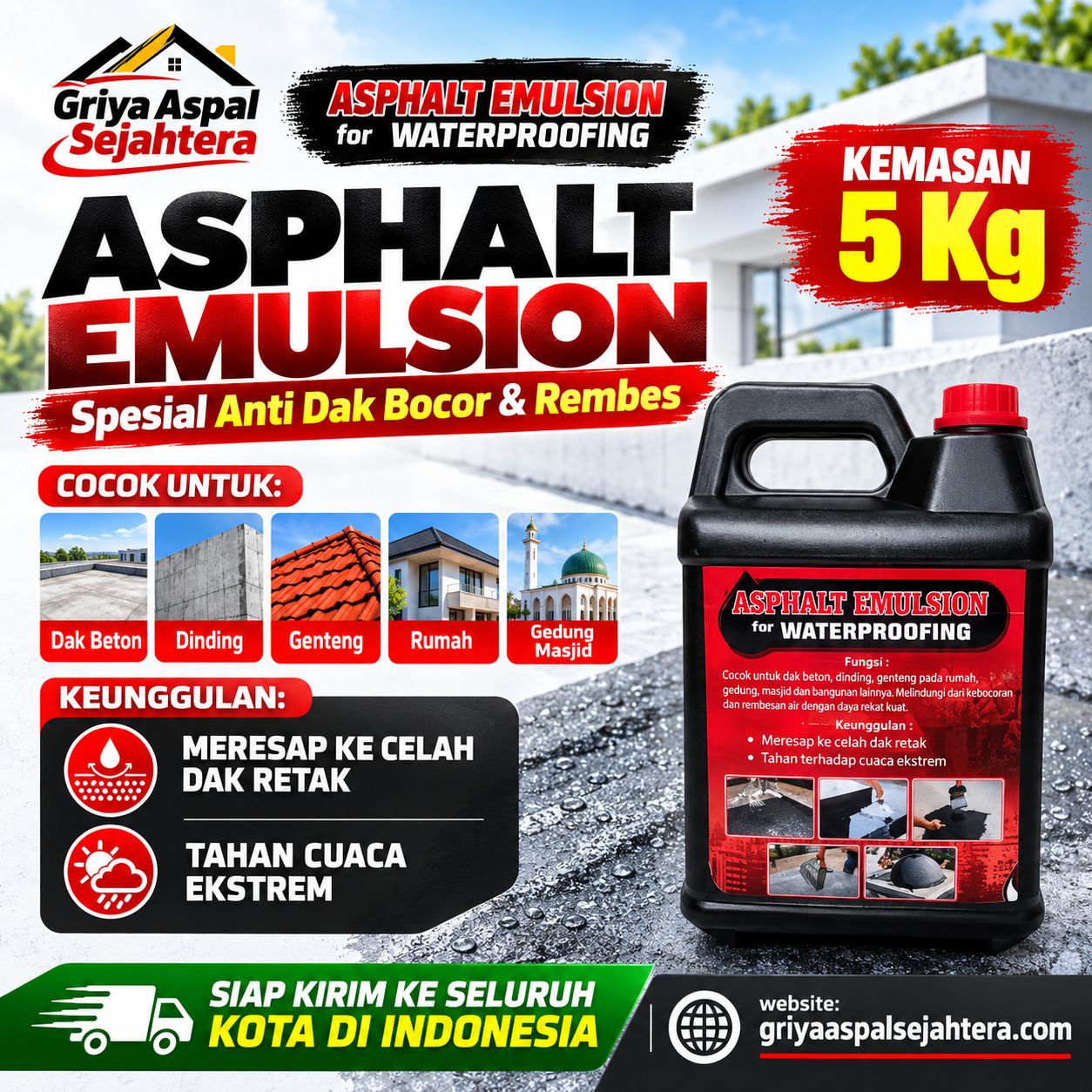 Aspal Cair 5kg